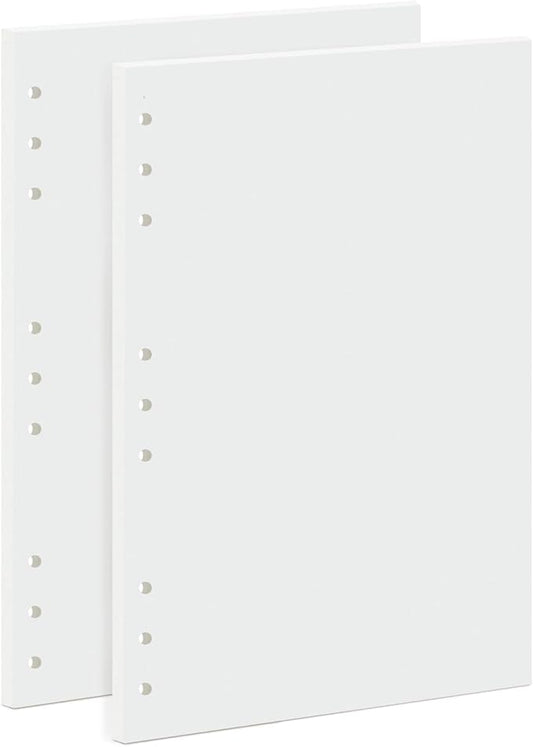 B5 Blank Planner Refill Paper, 9 Holes Inserts Papers 90 Sheets Loose Leaf Notebook Thick Sketch Paper for Drawing & Writing (7.09x10.04 inch)