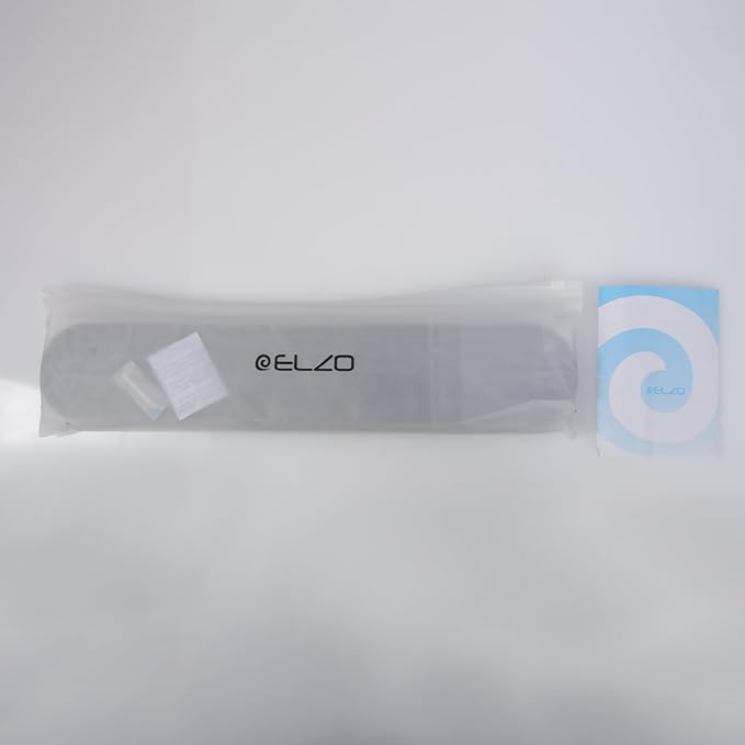 ELZO Wrist Rest for Keyboard, Soft Memory Foam Wrist Support, Ergonomic, Non-Slip for Computer Keyboard, Made Easy Typing & Relieve Wrist Pain, Black