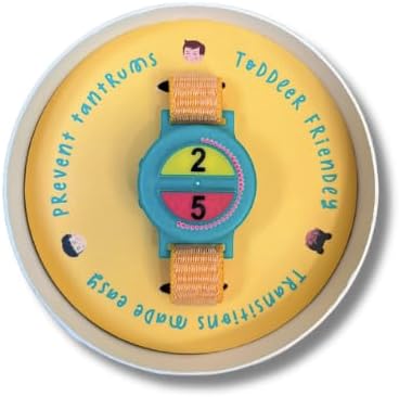 Visual Timer for Kids - 2 & 5 Minute Preset Timer for Easy Transitions & Taking Turns, Fosters Independence and Confidence for Toddler