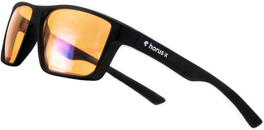 Horus X - Gaming Glasses | Blue Light Blocking Computer Screen Glasses | Anti Fatigue & Eyestrain for Men and Women