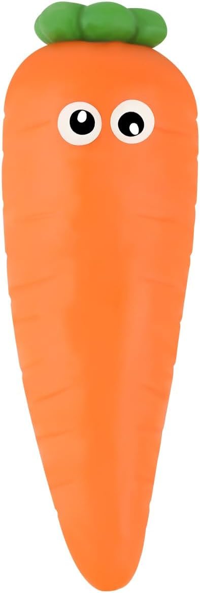 Anboor Carrot Squishies Toy,Stretchy Carrot Stress Ball Toy,Sensory Simulation Carrot Relief Stress Squeeze Fidget Toy for Kids and Adult Party Favors