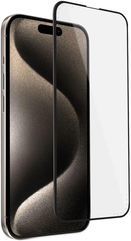 CASETiFY Impact HD Screen Protector [Strengthened 9H aluminosilicate glass, applicator included] for iPhone 15 Pro Max