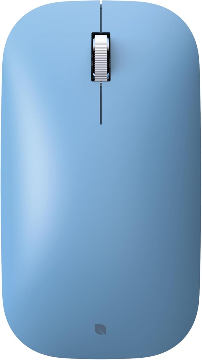 Incase Modern Mobile Mouse – Designed by Microsoft – Lightweight, Precision Navigation, Right/Left Hand Use, Scroll Wheel, BlueTrack Technology, Wireless Bluetooth for Mac/Windows/8/10/11 (Sapphire)