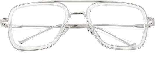 Tony Stark Style Blue Light Blocking Glasses for Men Women, Iron Man and Spider-Man Computer Gaming Glasses