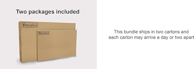 Rocelco 40" Large Height Adjustable Standing Desk BUNDLE - Quick Sit Stand Up Dual Monitor Riser - Gas Spring Assist Computer Workstation - Retractable Keyboard Tray - Teak Wood Grain (R DADRT-40-FS2)