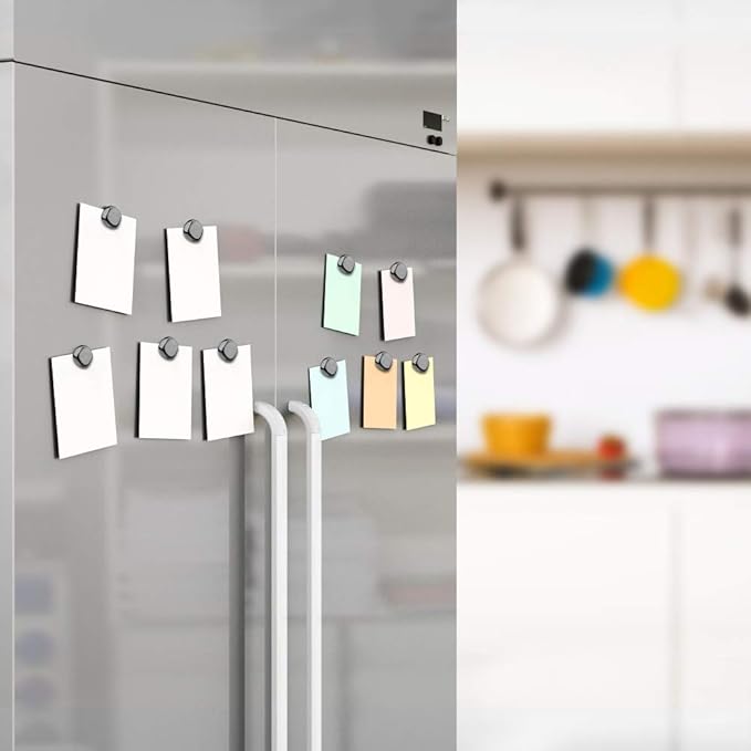 Fidget Slime Putty Magnet Ferrite Putty Fridge Large 18 PCS Hematite Magnetic Stones for Adults Stress Relief Fidget Toy, Refrigerator Magnets for Home Office, Holiday Stocking Stuffer Decorations