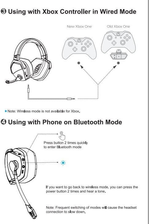 NUBWO Wireless Gaming Headset with Mic for Ps5 Ps4 PC, Zero Interference, 100-Hour Battery All-Day Play, 23ms Sync for Fortnite & Call of Duty/FPS Gamers, Triple Mode All Devices Compatible - Purple