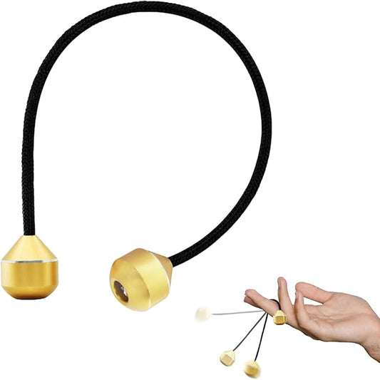 Fidget Beads, Metal Fidget Toy EDC Anxiety Relief Toy for Men Women Teens Skill Players Stress Relief Toys(A-Gold)