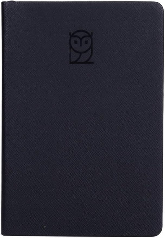 Undated Daily Planner – 3-Month A5 Productivity Organizer with Full Page Per Day, Hourly Schedule, Goal Setting, Habit Tracker, Weekly & Monthly Pages – Hardcover Time Management Notebook (Black)