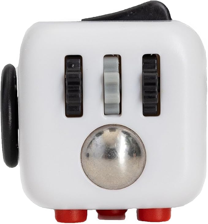 Antsy Labs The Original Fidget Cube, Stress Relief Desk Toy with 6 Sides, Gadget for Focus, Anxiety Relief, Sensory Processing Challenges, Fun Gift for Kids, Teens, and Adults, Pocket-Sized, Retro