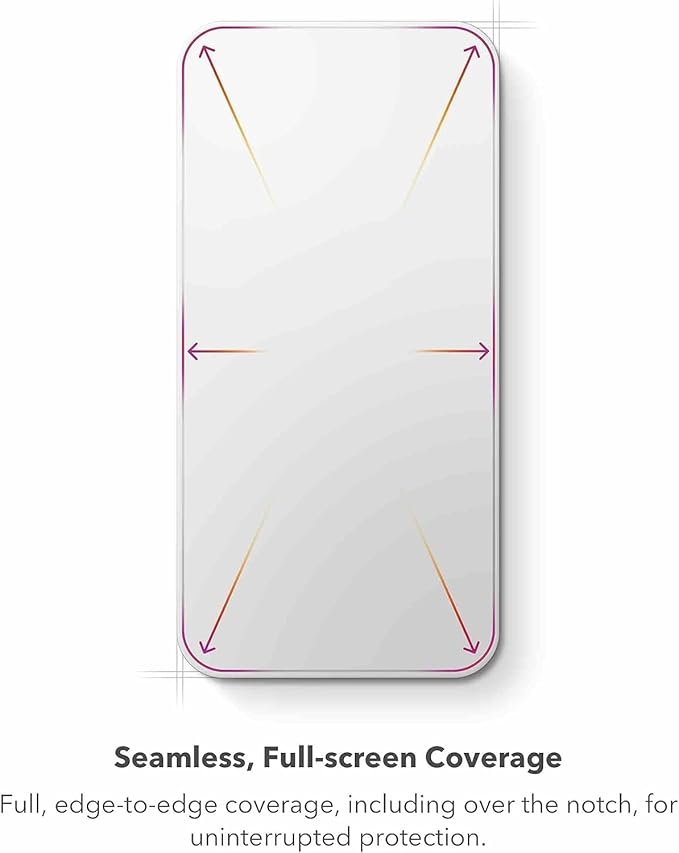 ZAGG InvisibleShield Glass XTR3 iPad Pro 12.9 Gen 6/5/4/3 Screen Protector - Blue-Light Filtration, 10X Stronger, Edge-to-Edge Protection, Scratch & Smudge-Resistant Surface, Easy to Install