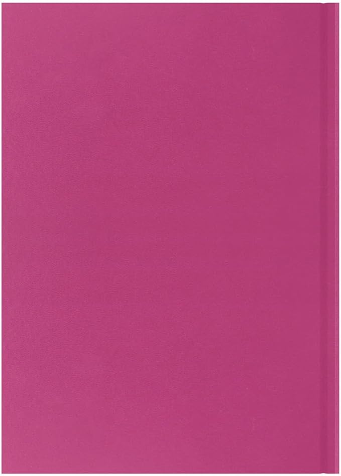 Collins 'Essentials' 12 Month Mid/Academic Year Planner, July 2025-July 2026 - ESSA43M.63-2526 - Week-to-View Appointments Diary, A4 Hard Cover, Deep Pink