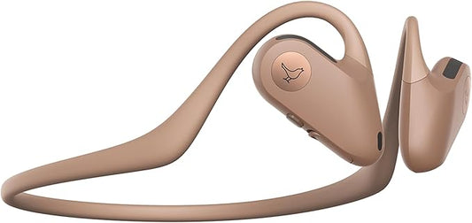 Libratone UP X Pantone Open Ear Bluetooth Headphones, Weight only 23.5g, dust and Water Resistant, up to 8 Hours of Battery Life, Premium Sound for Workouts and Sports, Limited Edition (Mocha Mousse)