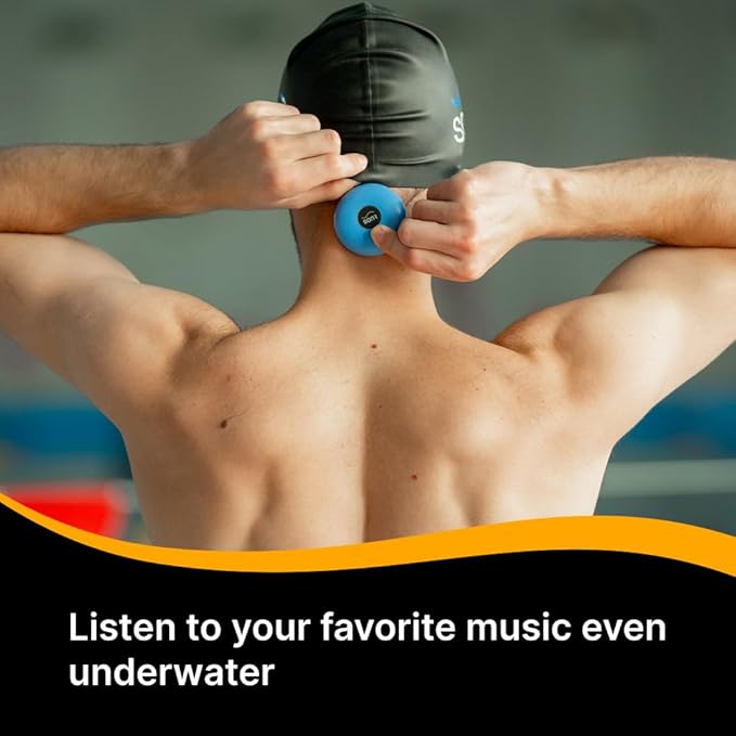 SONR Music 2-in-1 Bundle – Open-Ear Underwater Music Player for Swimmers & Storage case (Blue)