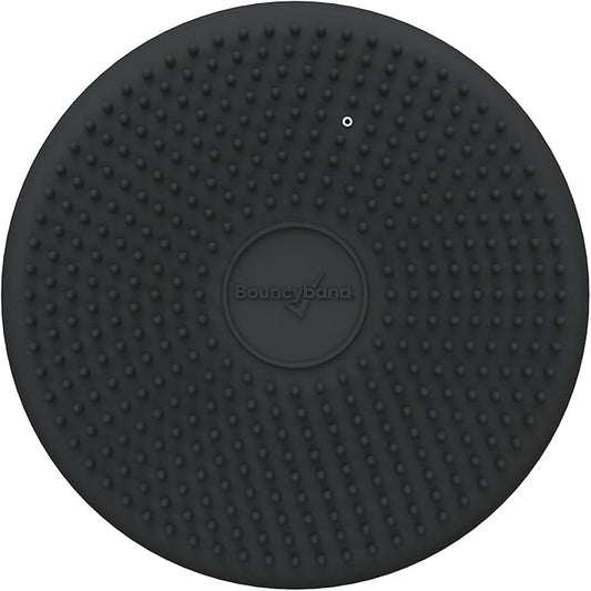 BouncyBand Wiggle Seat, Gray, 1-Pack – Small 10.75” D x 2.5” H Wobble Cushion for Kids Aged 3-7 – Sensory Tool Promotes Active Learning & Improves Productivity – Includes Pump for Easy-Inflation