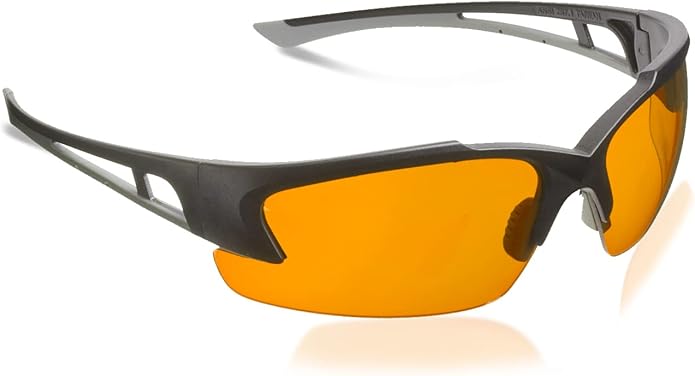 Eye Relaxation Sleep Glasses| Perfect for Night Shift Workers| Amber Blue Light Blocking Glasses for Screen Users