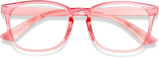 Blue Light Glasses for Woman Men | 99% Blue Light Blocking Glasses | Computer Glassess | Night Driving | Gaming | TV Phone Screen Reader Square Frame | Anti Eyestrain & UV Glare Protection