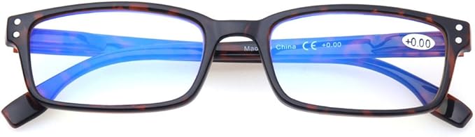 Kerecsen Computer Glasses 2 Pair UV Protection, Anti Blue Rays, Anti Glare and Scratch Resistant Computer Reading Glasses (Demi, 2.75, multiplier_x)