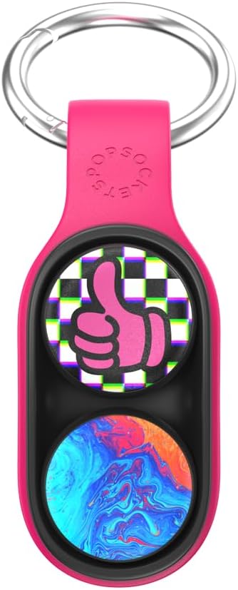 PopSockets PopPuck – Magnetic Fidget Toy for Adults & Kids, Trick Magnet, Sensory Toy for Stress Relief & Focus - Pink Punk