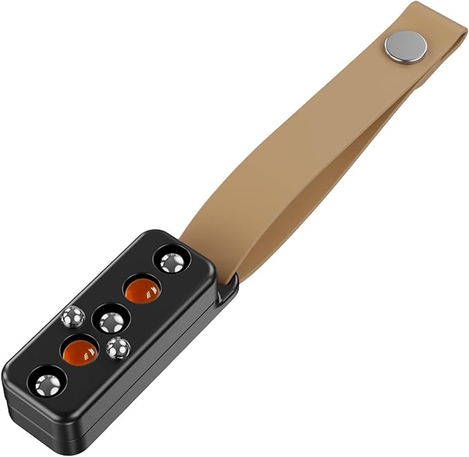 Fidget Slider for Adults, Fidget Slider Toy, EDC Fidget Toys Adults Slider Fidget Toy, (Amber)