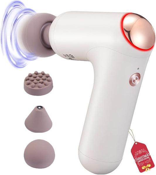Breo Lucky 7 Massage Gun with Heat, Deep Tissue Muscle Massager, Stimulator, Body Relaxation, Low Noise for Recovery, Sports