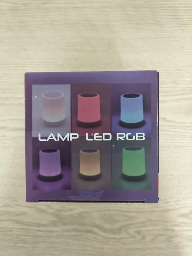 Night Light, Dimmable Touch Lamp for Bedroom Living Room Baby Nursery, Portable Table Bedside Lamp with Rechargeable Internal Battery Night Lamp Warm White Light & Color Changing RGB