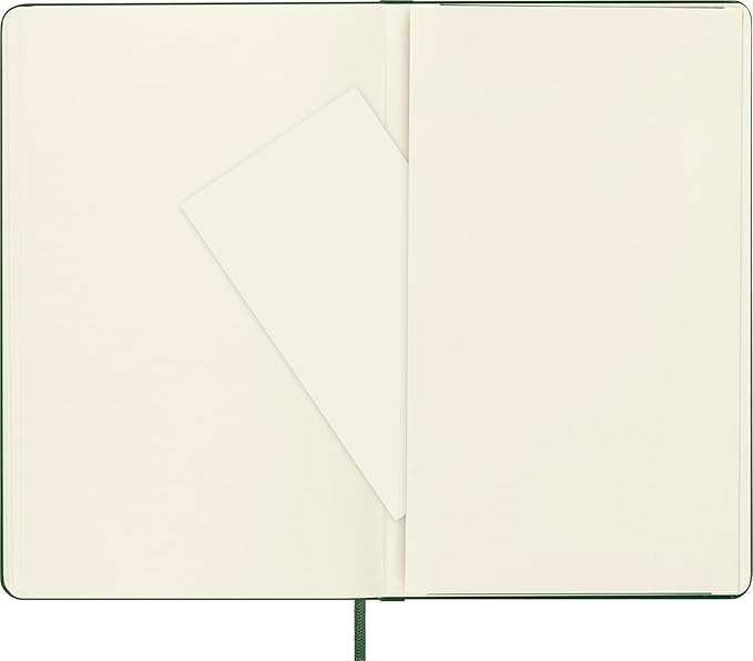 Moleskine Classic Notebook, Hard Cover, Large (5" x 8.25") Dotted, Myrtle Green, 240 Pages