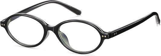 HAOLOTA Blue Light Blocking Glasses Women, Trendy Round Anti Eyestrain UV Glare TV Phone Computer Gaming Eyeglasses