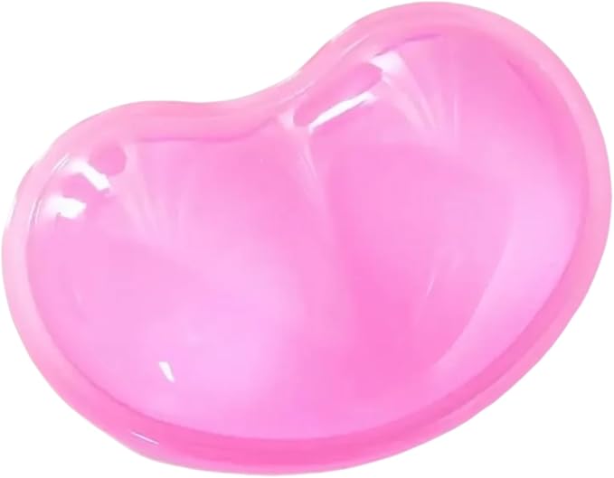 Ergonomic Gel Wrist Rest Pad for Mouse, Computer Mouse Wrist Support for Arm Pain Relief, Heart-Shaped Cute Hand Wrist Cushion for Home and Office Working Gaming Anti-Fatigu