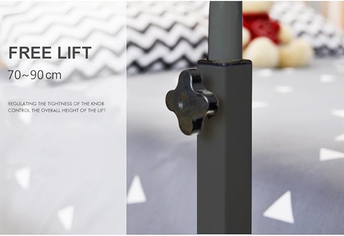 soges Rolling Laptop Desk Cart Height Adjustable, 31.5 inches Mobile Sofa Side Table with Tablet Slot, Portable Standing Laptop Table Desk, Small C Table for Sofa Couch Bed, Black