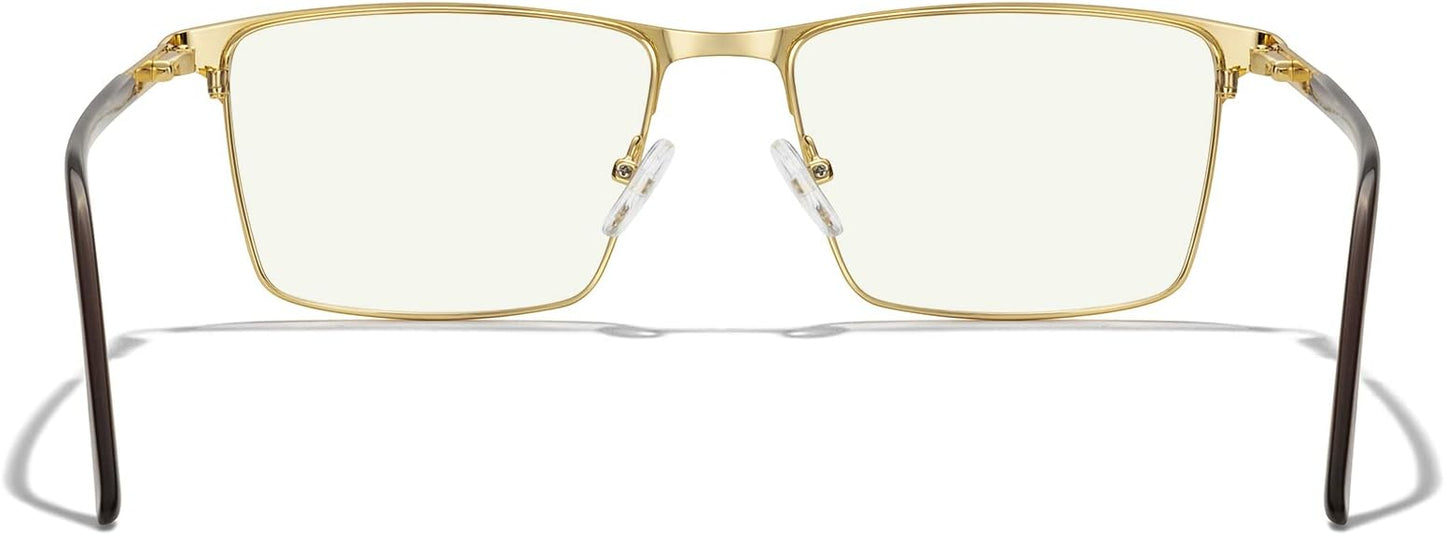 MERRY'S Men's Blue Light Blocking Glasses - Vintage Computer Reading Glasses for Men