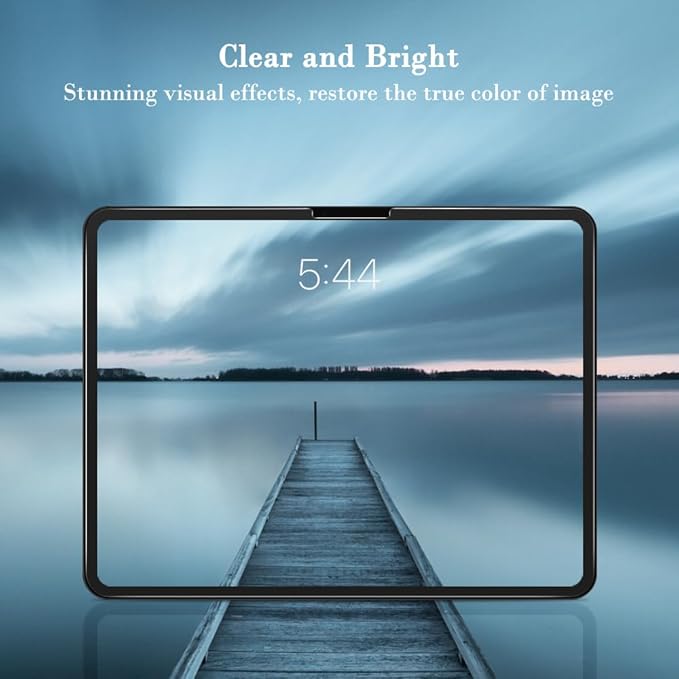 PERFECTSIGHT Anti Blue Light Screen Protector Compatible with iPad Air 11 Inch M3/M2 (7th/6th Generation, 2025/2024), Eye Protection Blue Light Filter, Anti Fingerprint Tempered Glass, 1 Pack