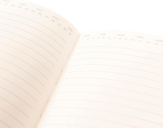 Graphique Apollo Vegan Leather Journal | Hardcover Notebook | 192 Lined Pages | Inner Pocket, Pen Loop, Elastic Closure | Work, Diary, Notes | 8” x 10”