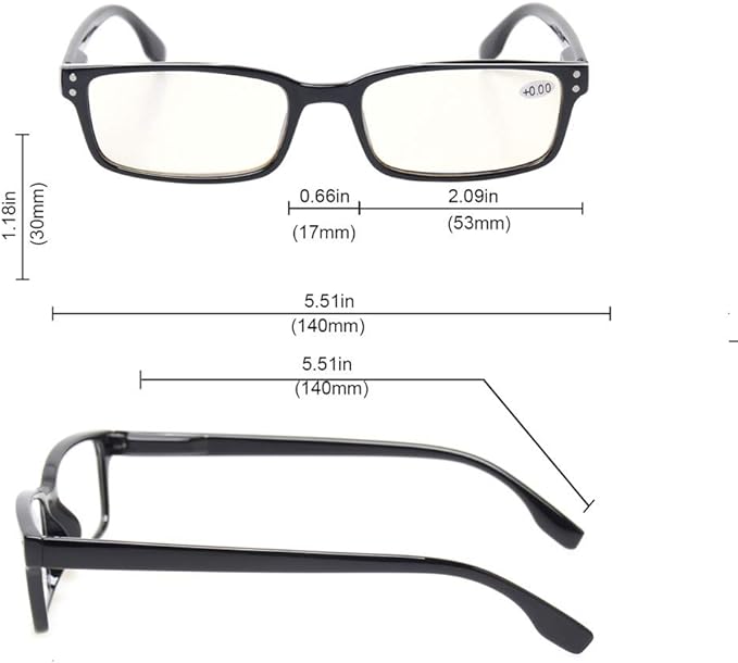 Kerecsen Computer Glasses 2 Pair UV Protection, Anti Blue Rays, Anti Glare and Scratch Resistant Computer Reading Glasses (Demi, 2.50, multiplier_x)
