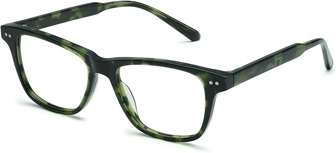 Dollger Fashionable Square Transparent Lenses Blue Light Blocking Glasses for Women Men - Computer Glasses for Stylish Women