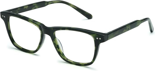 Dollger Fashionable Square Transparent Lenses Blue Light Blocking Glasses for Women Men - Computer Glasses for Stylish Women