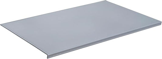 AKOZLIN 27.55”x 15.8" Soft PU Leather Surface Office Desk Mouse Mat Anti-Push Pad with Full Grip Fixation Lip Table Blotter Edge-Locked Protector Grey