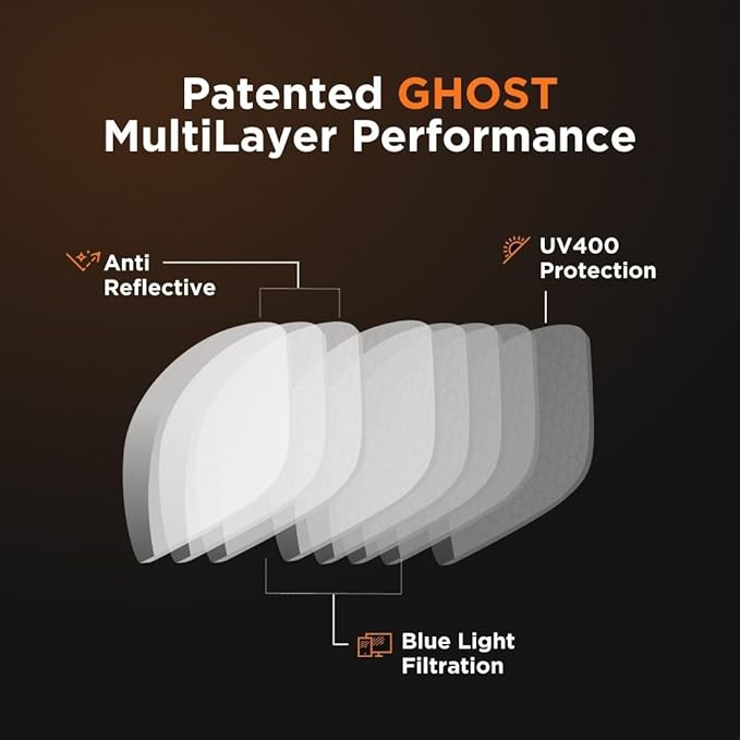 Horus X - Gaming Glasses | Blue Light Blocking Computer Screen Glasses | Anti Fatigue & Eyestrain for Men and Women