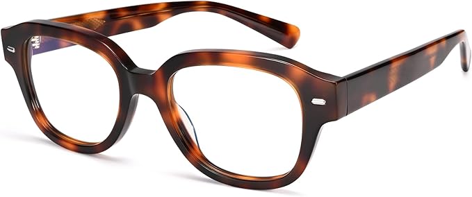 Dollger Blue Light Blocking Glasses For Woman Square Men Rectangle Computer BlueLight Glasses Non-Prescription Glasses