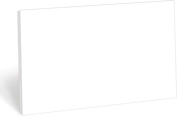 321Done 11" x 17" Blank Notepad - 50 Sheets - Luxury Memo Scratch Pad for Writing Notes, Drawing, Sketching - Thick Premium Paper - Made in the USA - Plain White