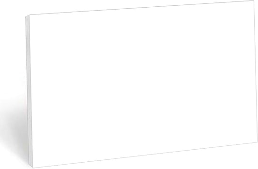 321Done 11" x 17" Blank Notepad - 50 Sheets - Luxury Memo Scratch Pad for Writing Notes, Drawing, Sketching - Thick Premium Paper - Made in the USA - Plain White