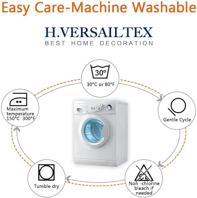 H.VERSAILTEX Stretch Couch Cushion Covers Individual Seat Sofa Chair Slipcovers Cushion Protector Cover Featuring Jacquard Textured Twill Fabric(1 Cushion Chair Cover, Caramel)