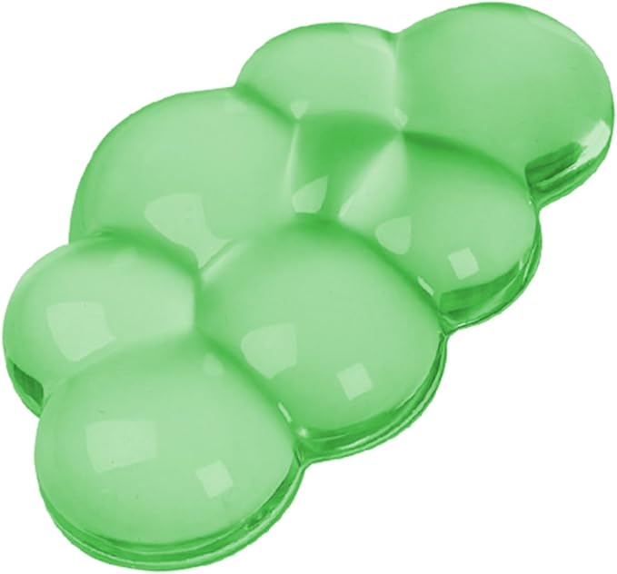 Gel Cloud Mouse Wrist Rest, Cute Wrist Support and Arm Support for Mouse Rest Typing Pain Relief，Suitable for Office/Computer/Laptop/Gaming (Transparent Green)