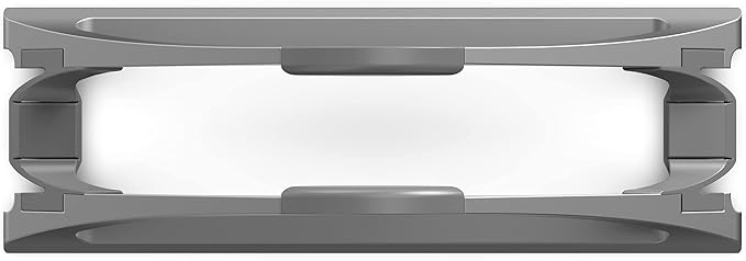 HumanCentric Vertical Laptop Stand for Desks in Space Grey, Upright Adjustable Holder to Dock Apple MacBook, MacBook Pro, and Other Laptops to Organize Work & Home Office, Automatic Grip