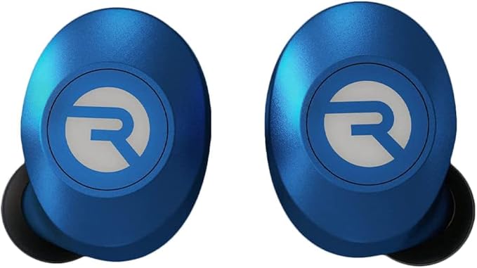 Raycon Everyday Earbuds Classic Bluetooth Wireless with Microphone - Stereo Sound, Active Noise Canceling, in-Ear Bluetooth Headset True Wireless Earbuds 32 Hours Playtime (Blue)