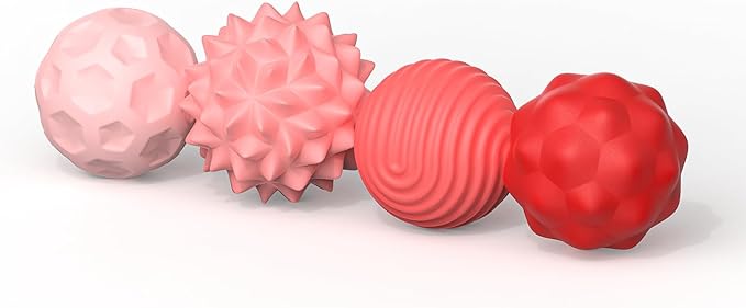 Magnetic Sensory Balls Fidget Toys - 8pcs Attraction Balls with Textures Silicone Shell for Adults,Stress Relief Toy for Autism Anxiety,Desk Fidget Toys,Stocking Stuffers for Teens Womens Gifts