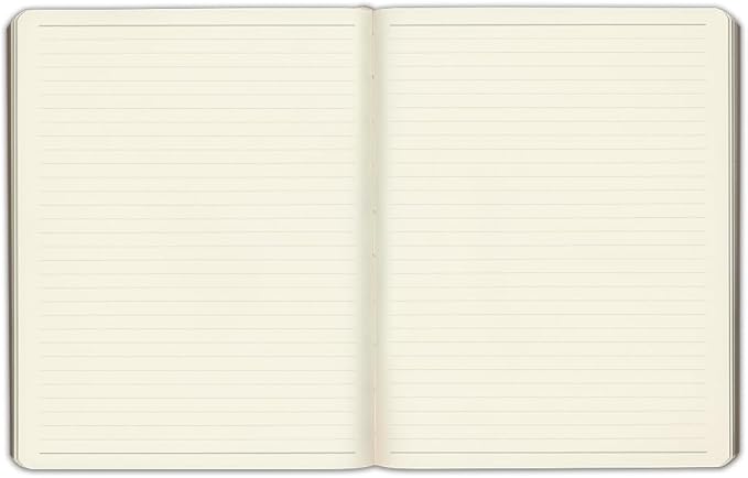 Gallery Leather Journal Notebook - 192 Pages, Softcover, For Men and Women, For Writing, Work & Travel, Handcrafted - Caribbean Sea Glass - 9.75 x 7.5, Large Lined