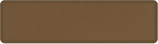 GelPro NewLife Designer Comfort Ergo-Foam Anti-Fatigue Kitchen Floor Mat, 20" x 72", Grasscloth Khaki