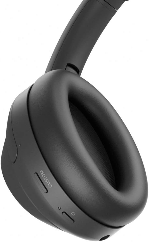 Sony WH-1000XM4 Wireless Industry Leading Noise Cancelling Over-Ear Headphones with Mic for Hands Free Calling and Alexa, Black WH-1000XM4/B Bundle w/Case + Deco Gear Portable Charger + Gym Bag