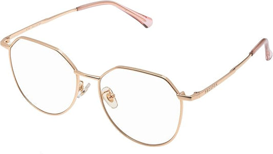 Prospek Blue Light Blocking Glasses for Women Oversized I Lightweight Titanium Frame for Computer with Anti-glare to Reduce Eyestrain I ERA